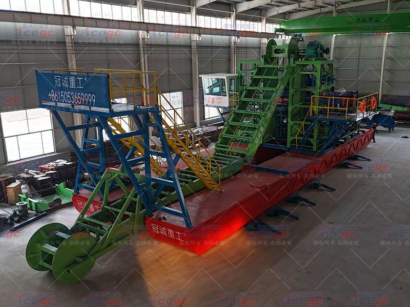 挖沙选矿淘金船订制厂家