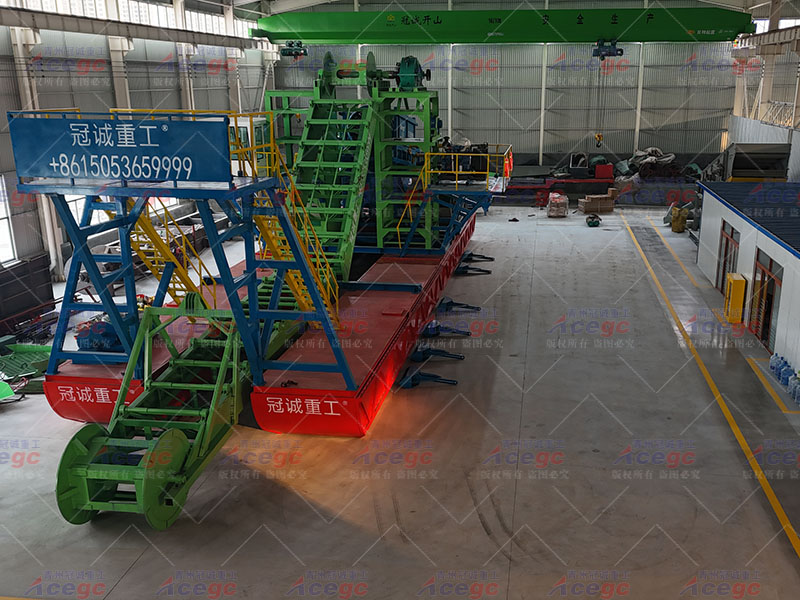 挖沙选矿淘金船订制厂家